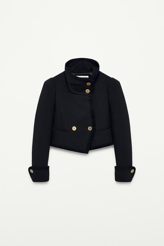 Veste courte à boutons The Item Zara Woman