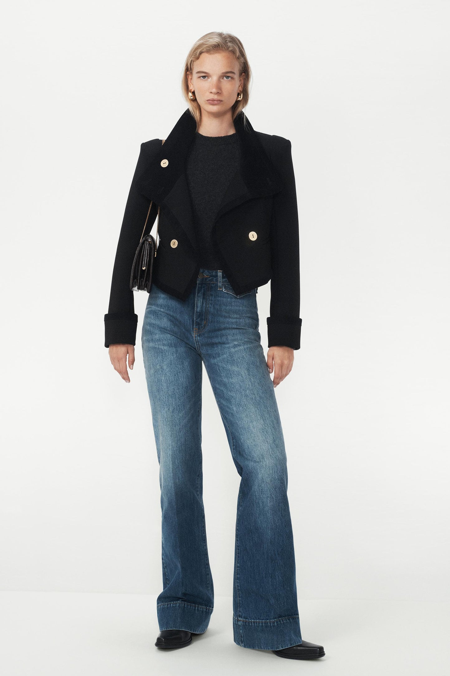Veste courte à boutons The Item Zara Woman