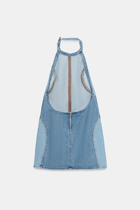 Robe Z1975 mini à dos ouvert