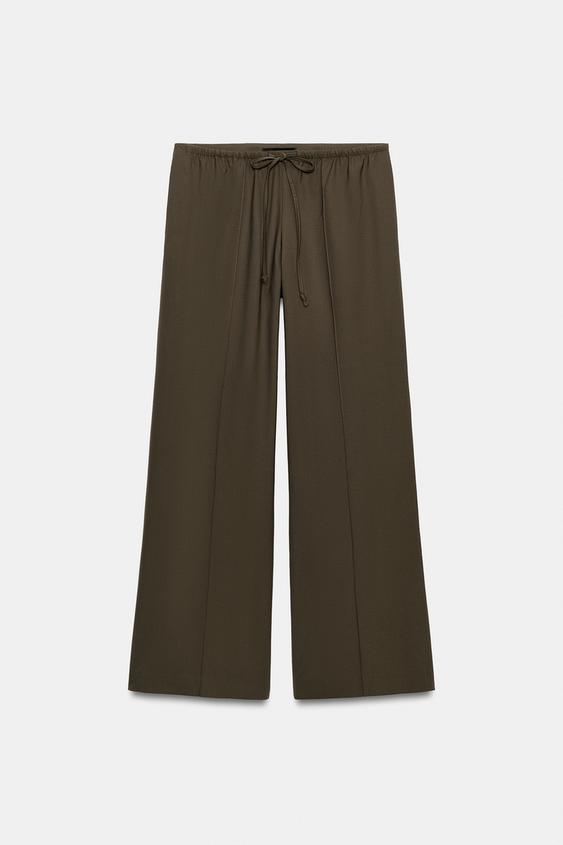 Pantalon style pyjama fluide ZW Collection