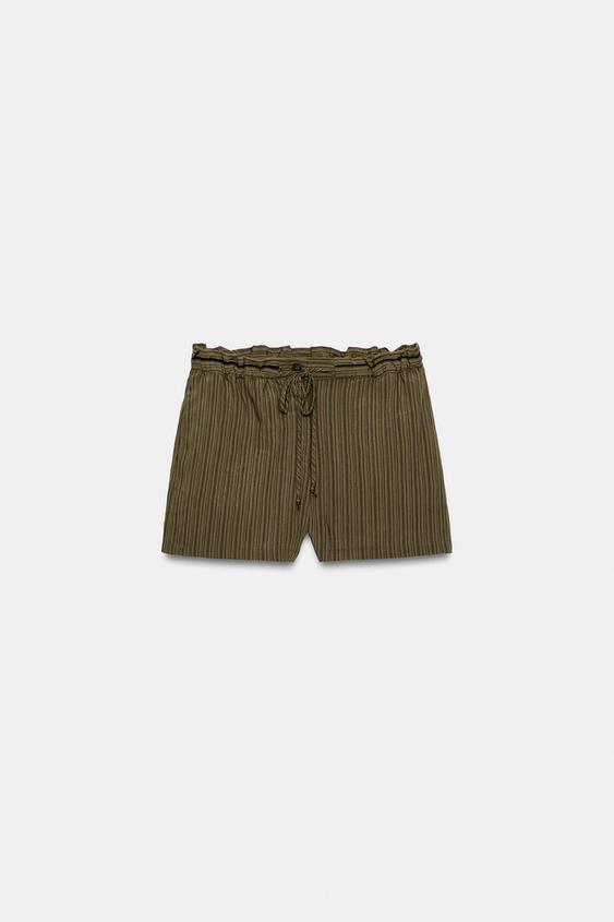 Short en jacquard à rayures ZW Collection