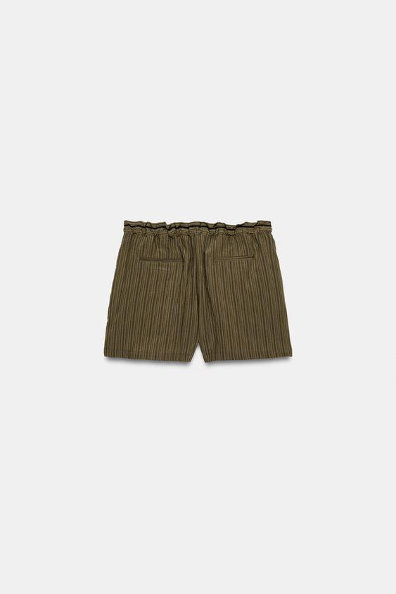 Short en jacquard à rayures ZW Collection