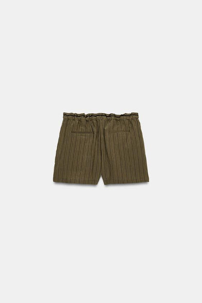 Short en jacquard à rayures ZW Collection