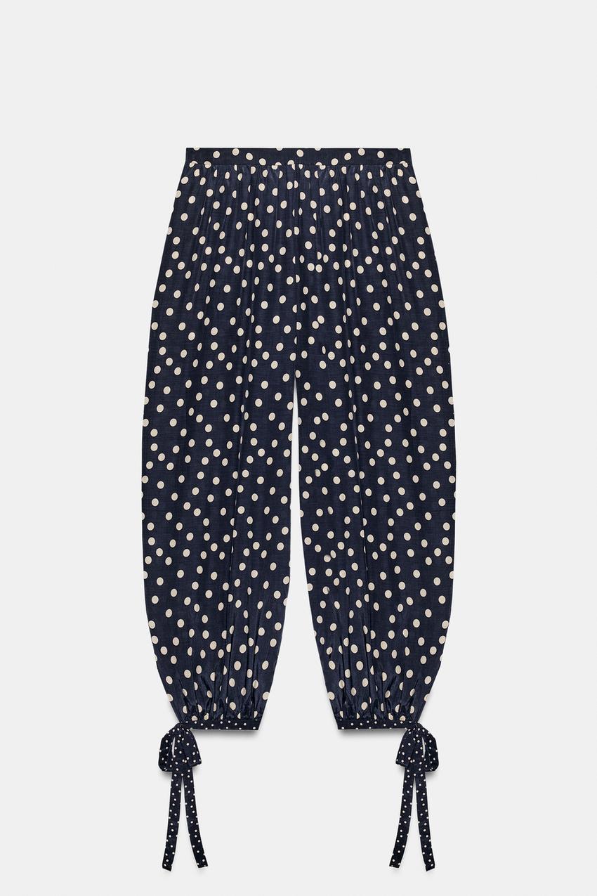 Pantalon bouffant à pois ZW Collection