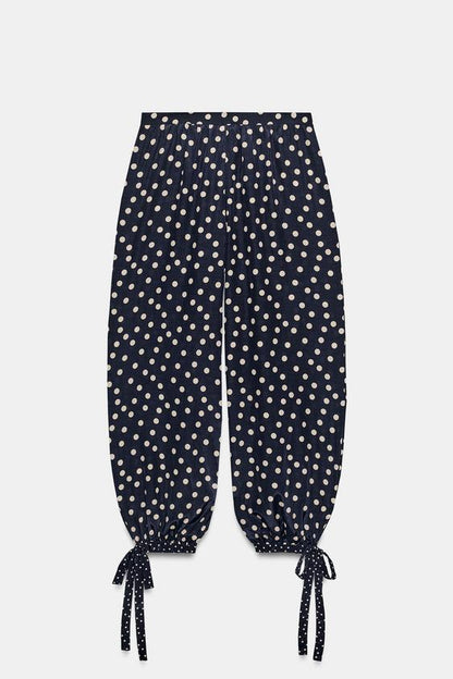 Pantalon bouffant à pois ZW Collection