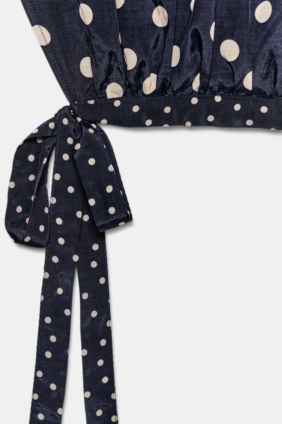 Pantalon bouffant à pois ZW Collection