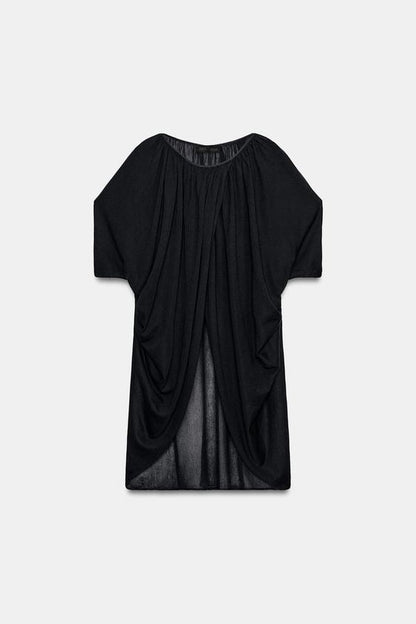 Top tunique en maille