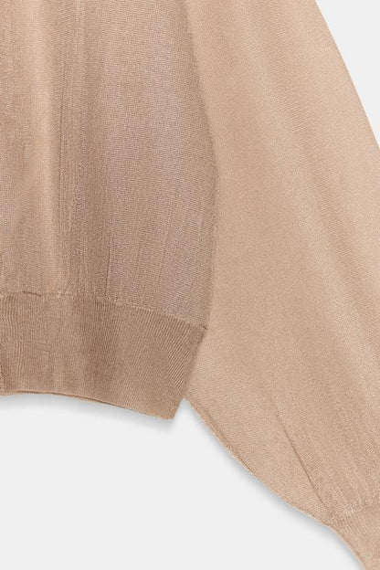 Veste bomber en maille