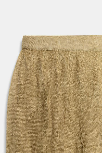 Pantalon bouffant en maille fine