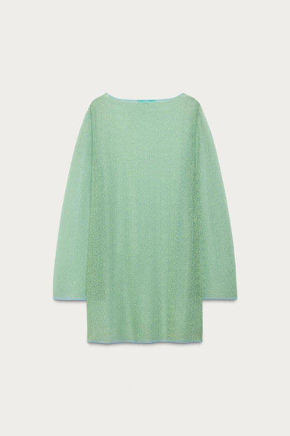 Robe semi-transparente en maille Marisa Berenson x Zara