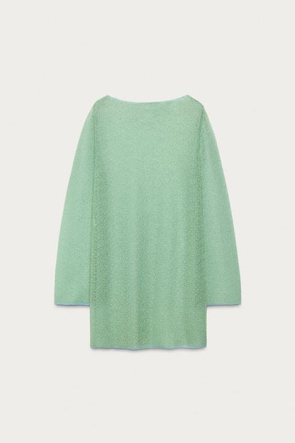 Robe semi-transparente en maille Marisa Berenson x Zara
