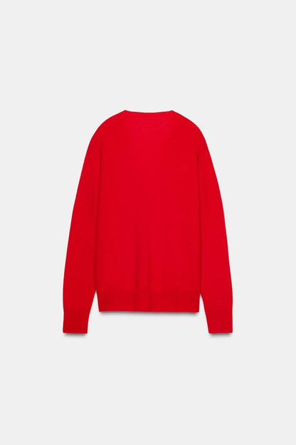 Pull 100 % laine ultra-douce à décolleté en V