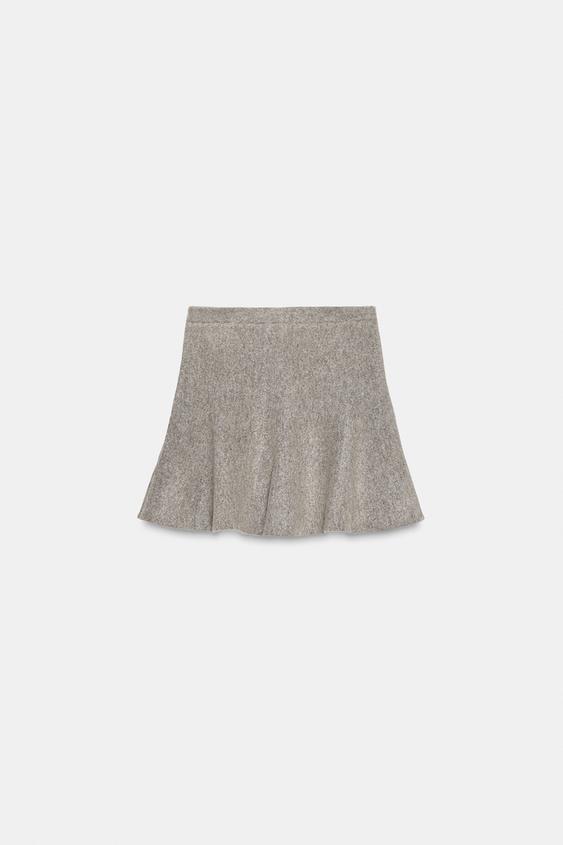 Jupe mini en maille