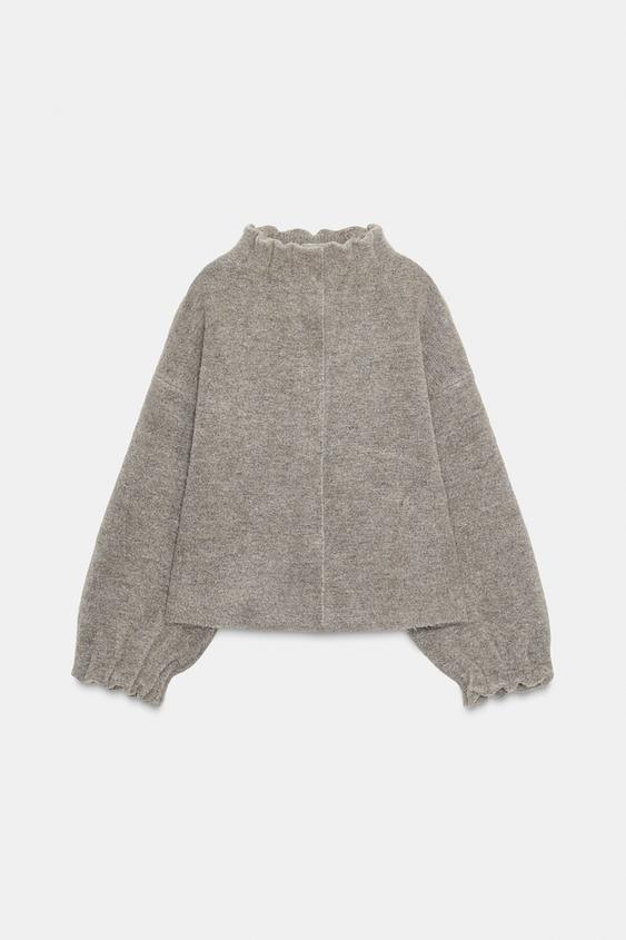 Veste bomber en maille