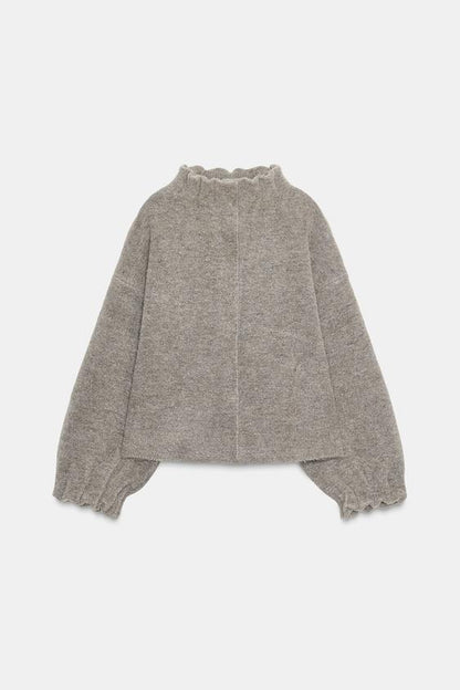 Veste bomber en maille