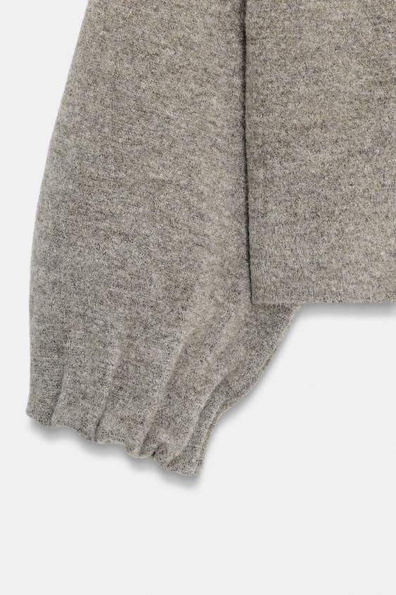 Veste bomber en maille