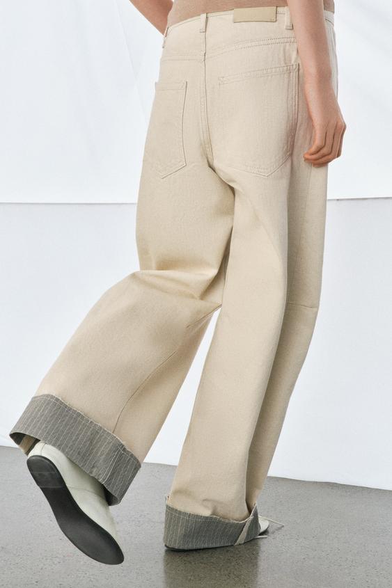 Jean ZW Collection coupe décontractée taille mi-haute