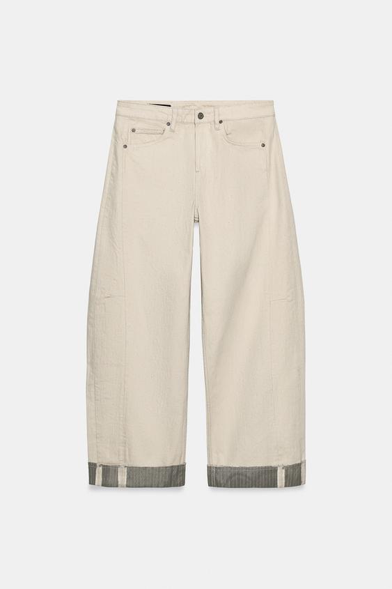 Jean ZW Collection coupe décontractée taille mi-haute