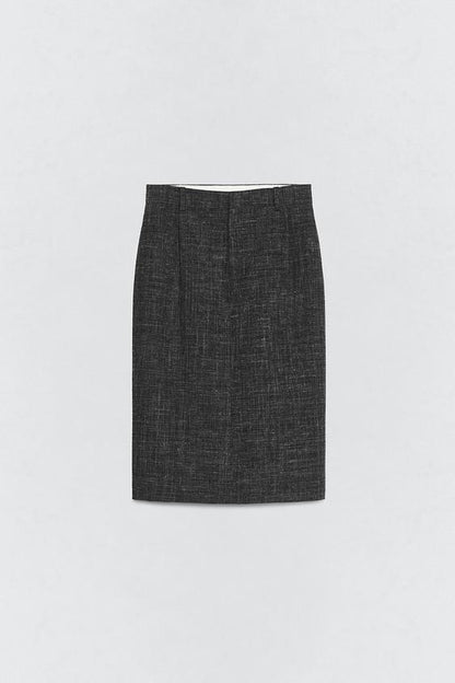 Jupe crayon en laine Soshiotsuki x Zara