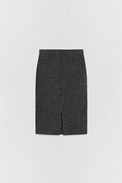 Jupe crayon en laine Soshiotsuki x Zara