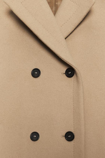 Manteau en mélange de laine Soshiotsuki x Zara