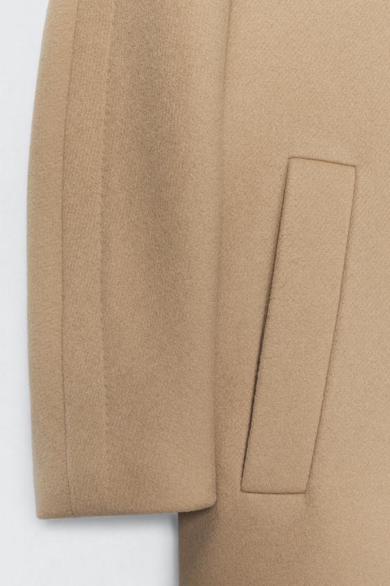 Manteau en mélange de laine Soshiotsuki x Zara