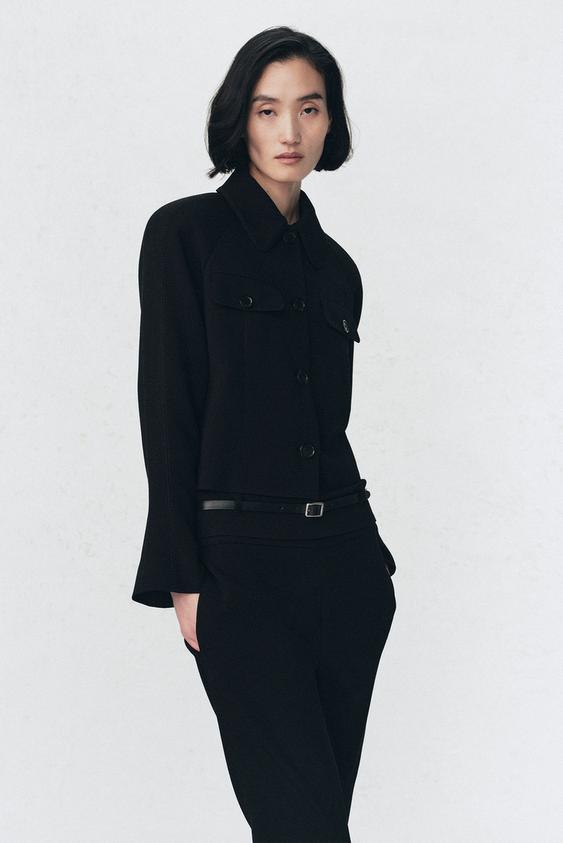 Veste à épaulettes Soshiotsuki x Zara