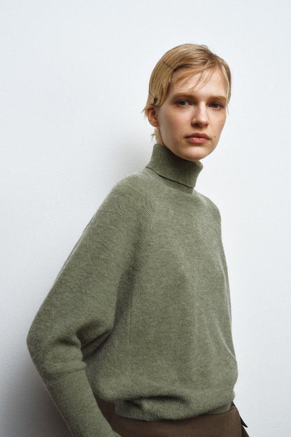 Pull en maille à manches chauve-souris