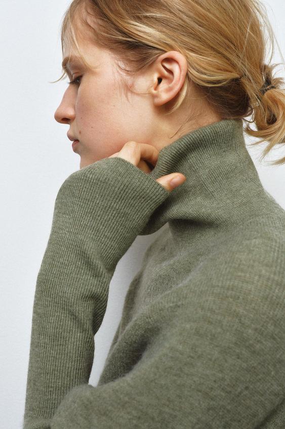Pull en maille à manches chauve-souris