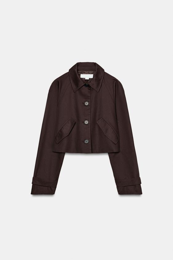 Veste courte à revers