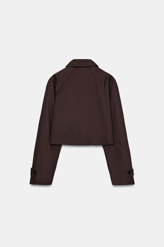 Veste courte à revers
