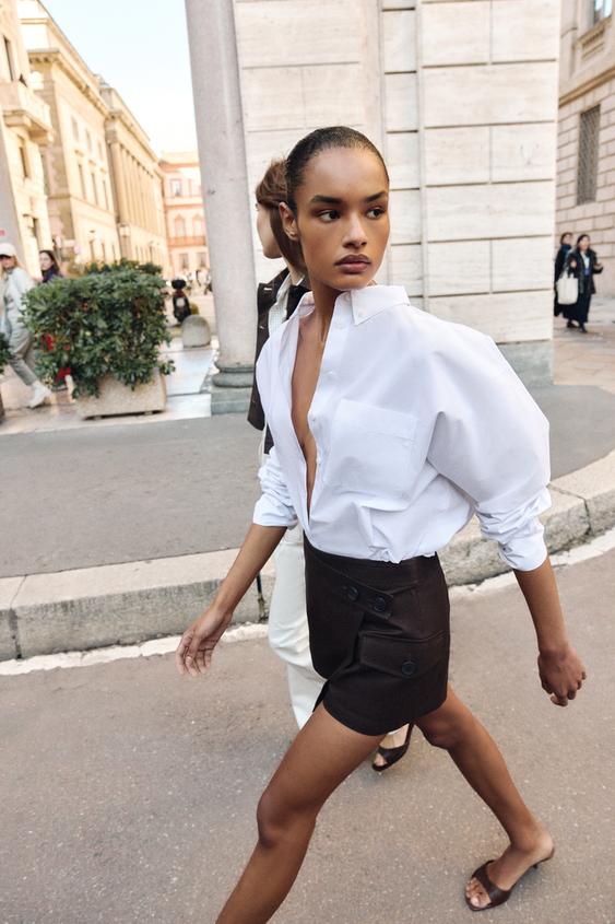 Jupe-culotte cargo