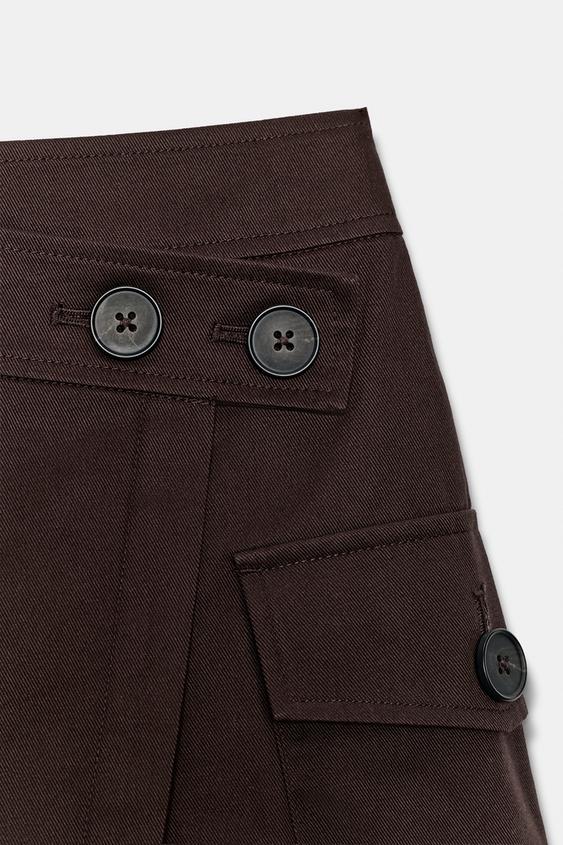 Jupe-culotte cargo