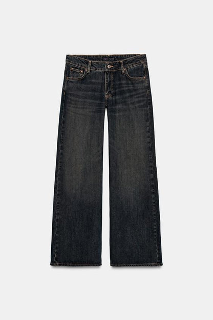 Jean Z1975 à jambe large taille basse