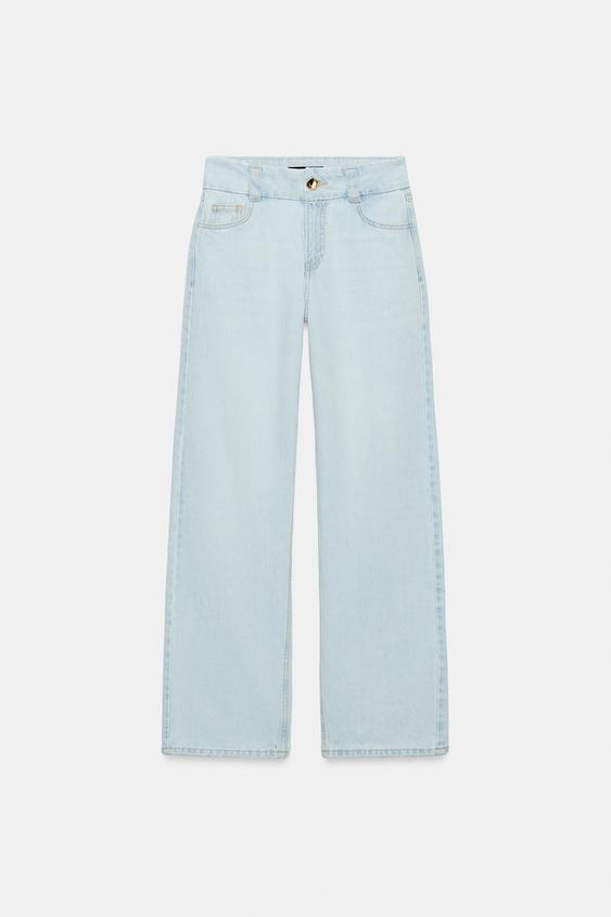 Jean Z1975 coupe droite, taille haute à ceinture large