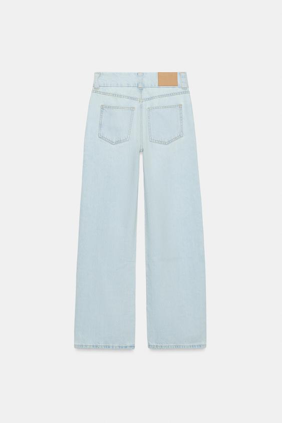 Jean Z1975 coupe droite, taille haute à ceinture large
