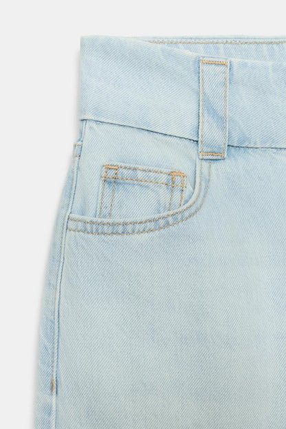 Jean Z1975 coupe droite, taille haute à ceinture large