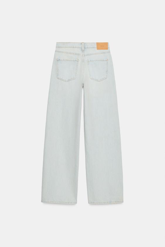 Jean Z1975 coupe droite taille mi-haute déchiré