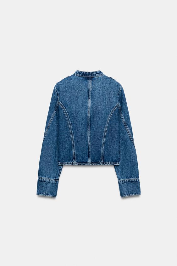 Veste Z1975 en denim à bouton doré