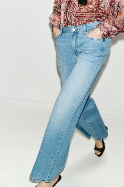 Jean Z1975 à jambe large taille basse