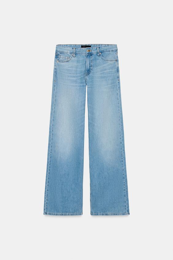 Jean Z1975 à jambe large taille basse