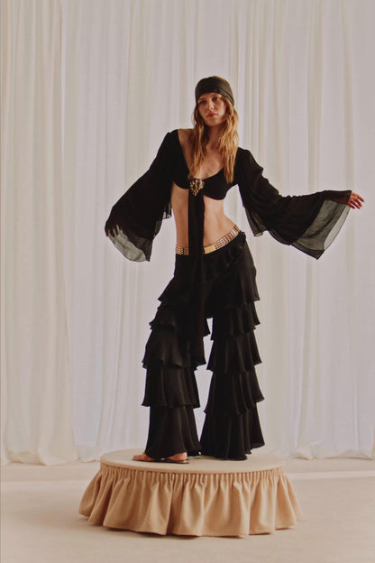 Top à volants Marisa Berenson x Zara